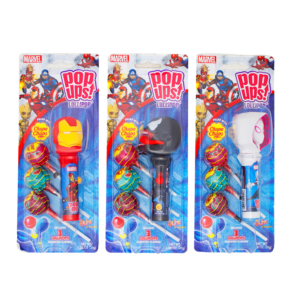 Marvel Pop-Ups Lollipop Set - 36g