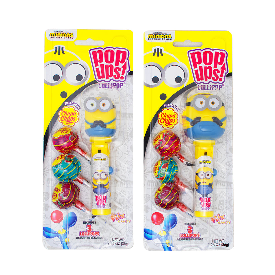 Minions Pop-Ups Lollipop Set - 36g