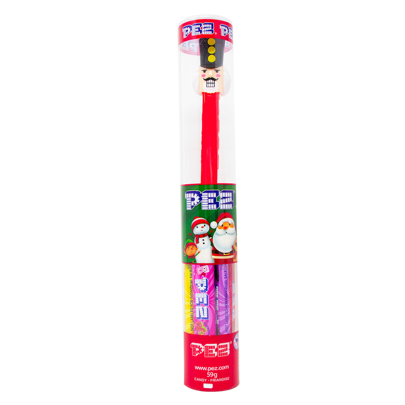 Pez Christmas Tube - Nut Cracker (Red)  Nutrition Facts Ingredients