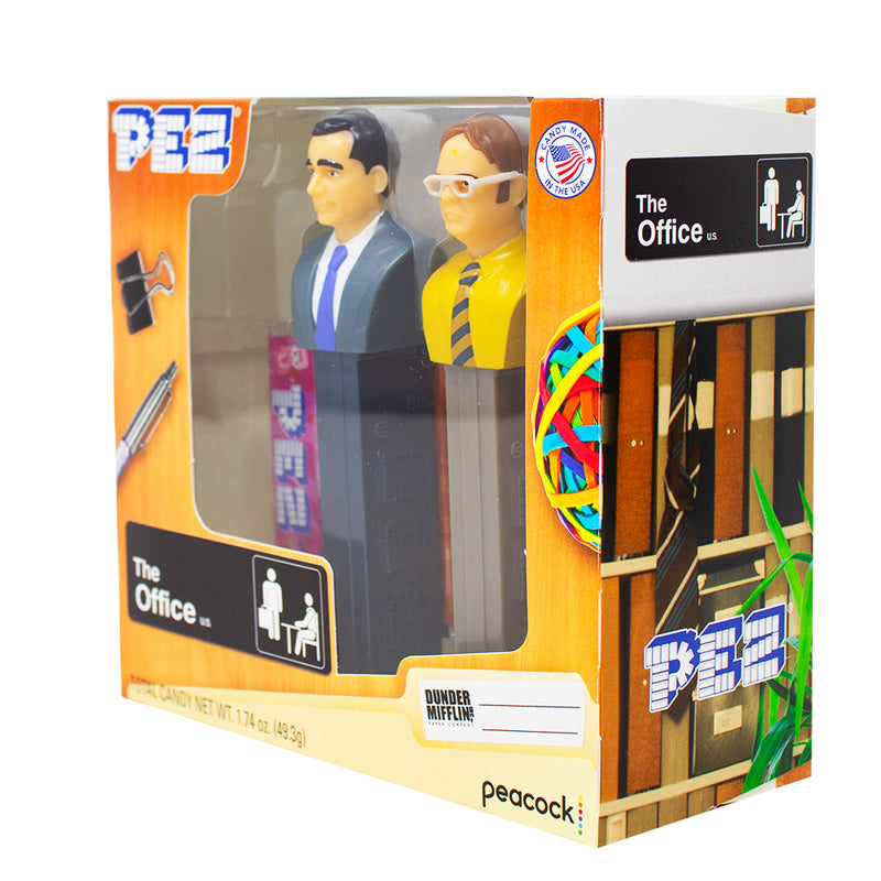 Pez The Office Gift Set Michael/Dwight - PEZ - PEZ Candy - PEZ Dispenser - PEZ Dispensers - Candy PEZ Dispensers - PEZ Candy Dispenser - PEZ Dispenser Canada - The Office - The Office Candy - The Office Themed Candy