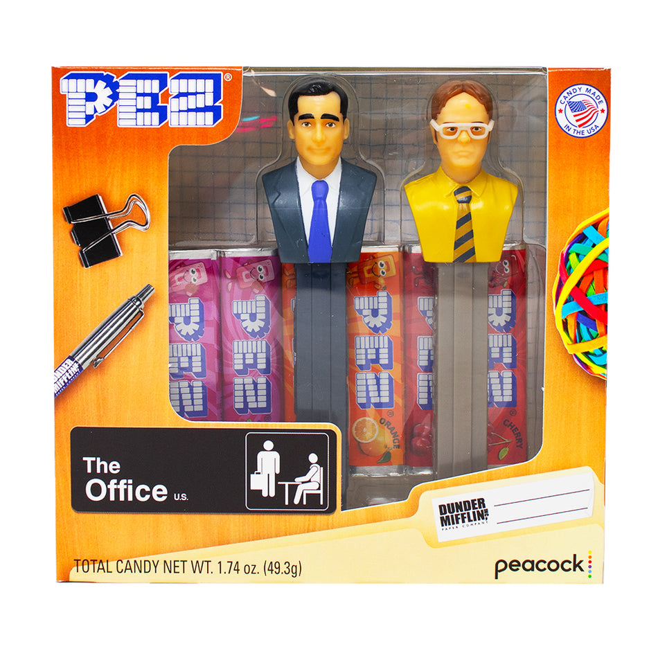 Pez The Office Gift Set Michael/Dwight - PEZ - PEZ Candy - PEZ Dispenser - PEZ Dispensers - Candy PEZ Dispensers - PEZ Candy Dispenser - PEZ Dispenser Canada - The Office - The Office Candy - The Office Themed Candy