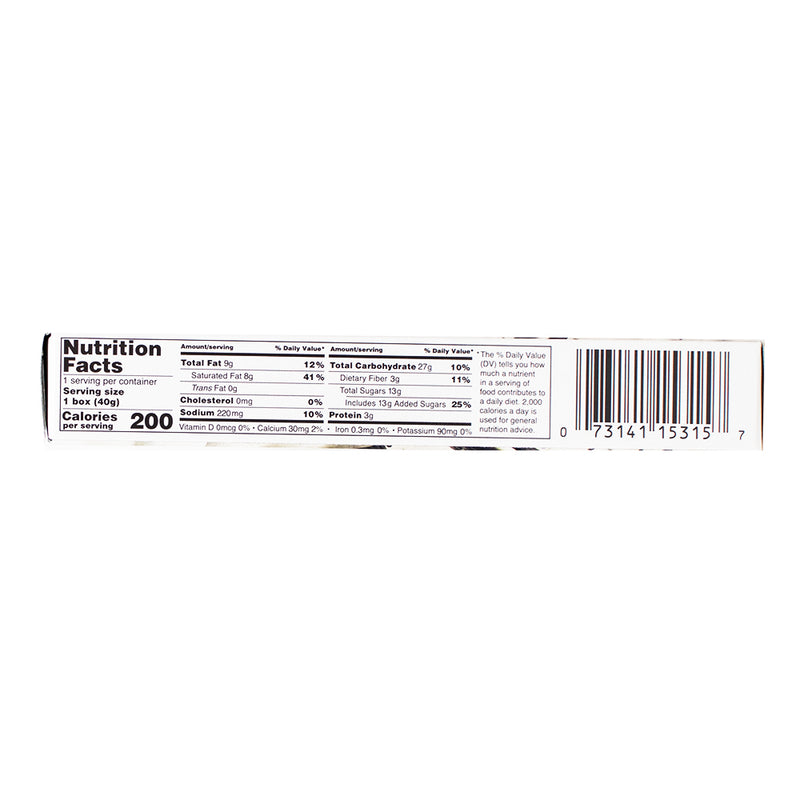 Pocky Cookies & Cream - 1.41oz Nutrition Facts Ingredients - Pocky Cookies &amp; Cream - Cookies and cream Pocky - Chocolate biscuit sticks - Creamy vanilla coating - Snack sticks - Sweet snack - Crunchy snack - Japanese candy - Biscuit snacks - Cream-filled snacks - Pocky Cookies &amp; Cream - Pocky - Pocky Sticks