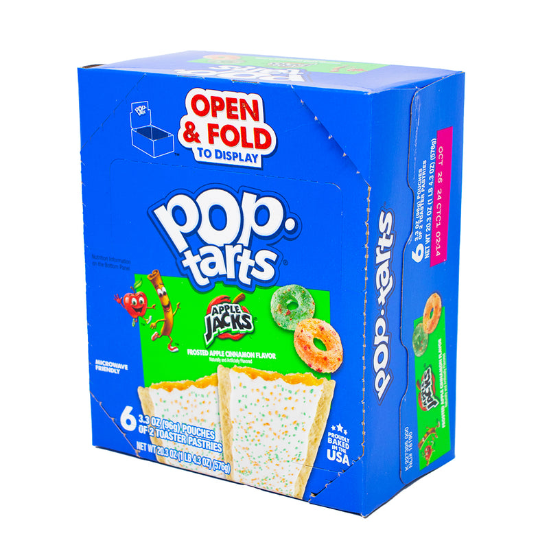 Pop-Tarts Frosted Apple Jacks - 576g - Pop Tarts - Apple Jacks - Apple Jacks Candy - Apple Jacks Snacks