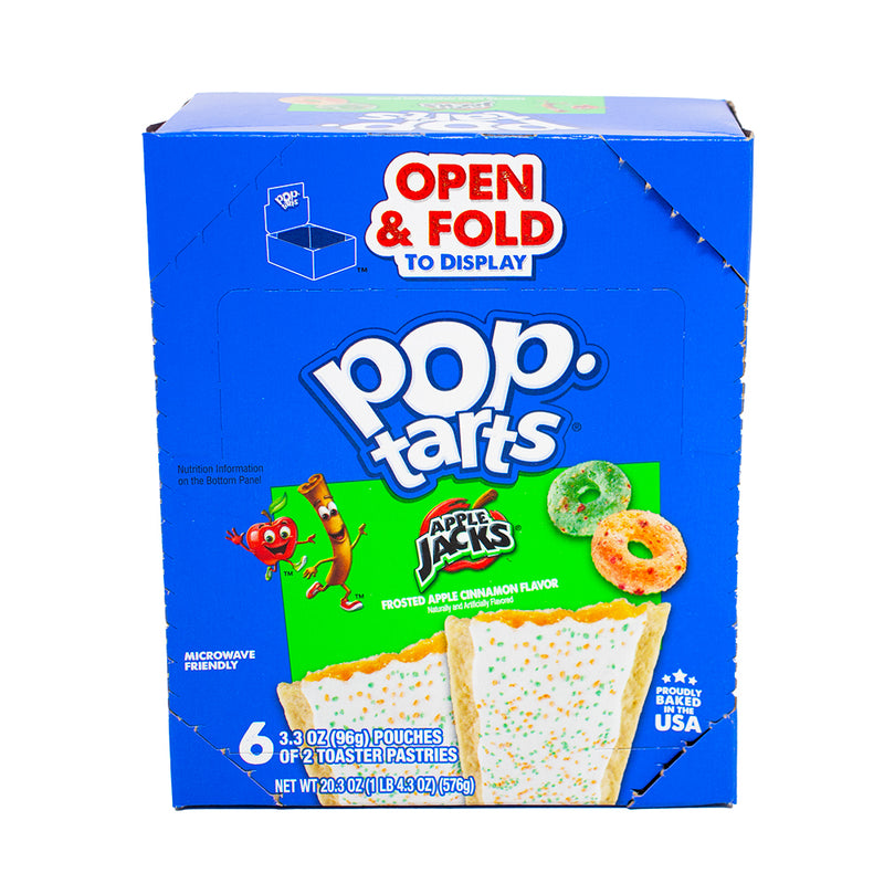 Pop-Tarts Frosted Apple Jacks - 576g - Pop Tarts - Apple Jacks - Apple Jacks Candy - Apple Jacks Snacks