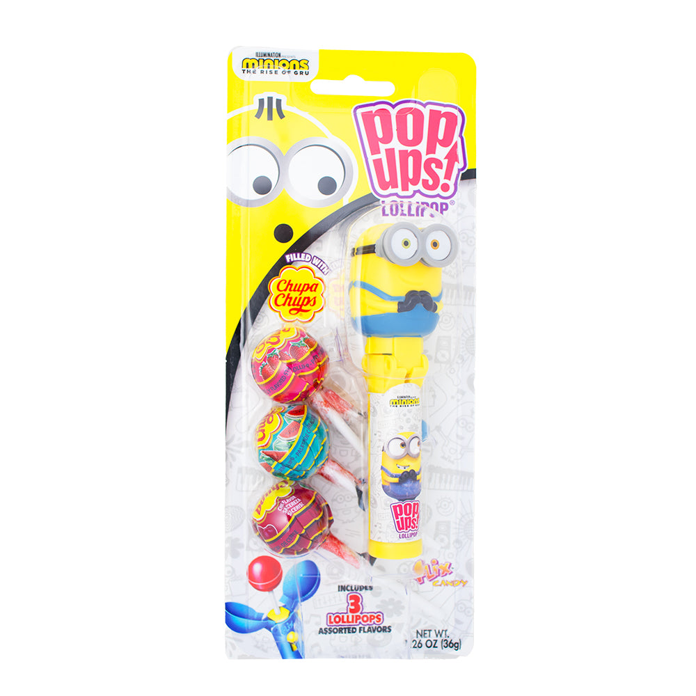 Minions Pop-Ups Lollipop Set - 36g | Candy Funhouse – Candy Funhouse CA