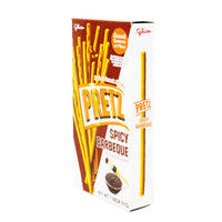 Pretz Spicy BBQ- 1.09oz - Pretz Spicy BBQ - Spicy barbecue pretzels - BBQ flavoured snacks - Savoury pretzel sticks - Crunchy BBQ pretzels - Bold snack options - Zesty pretzel snacks - Snack with a kick - BBQ snack sticks - Spicy snack cravings