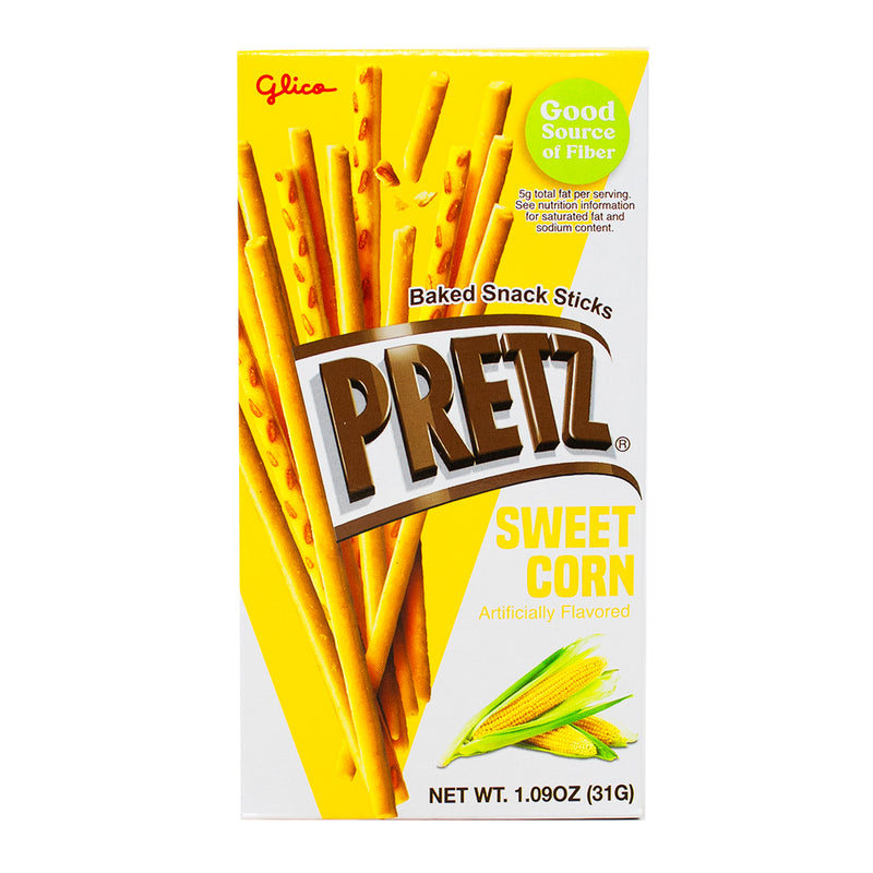 Pretz Sweet Corn - 1.09oz - Pretz - Pretzel Sticks - Savoury Snacks - Pretz Sweet Corn - Sweet and Savoury Snacks
