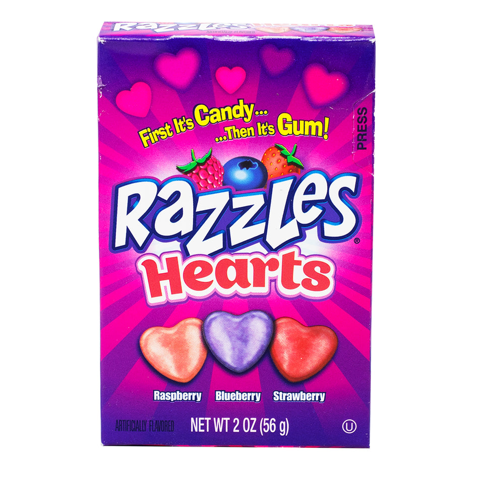 Razzles Hearts - 2oz
