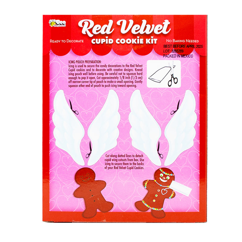 Red Velvet Cupid Cookie Kit - 6.75oz - Red Velvet Cupid Cookie Kit - Valentine's Day Baking- DIY Cookie Decorating - Heart-Shaped Cookie Molds - Romantic Baking Experience - Valentine's Day Gifts - Edible Love Creations - Easy Baking Kit - Heartwarming Cookie Moments - Sweet Valentine's Day Treats - Red Velvet Cupid Cookie - Cookie Kit - Baking Kit