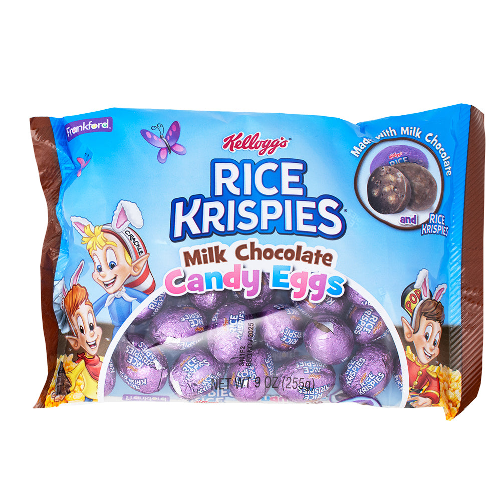 Rice Krispies Chocolate Easter Eggs - 9oz - Rice Krispies Chocolate Easter Eggs - Chocolate Easter Eggs - Rice Krispies - Easter candy - Chocolate treats