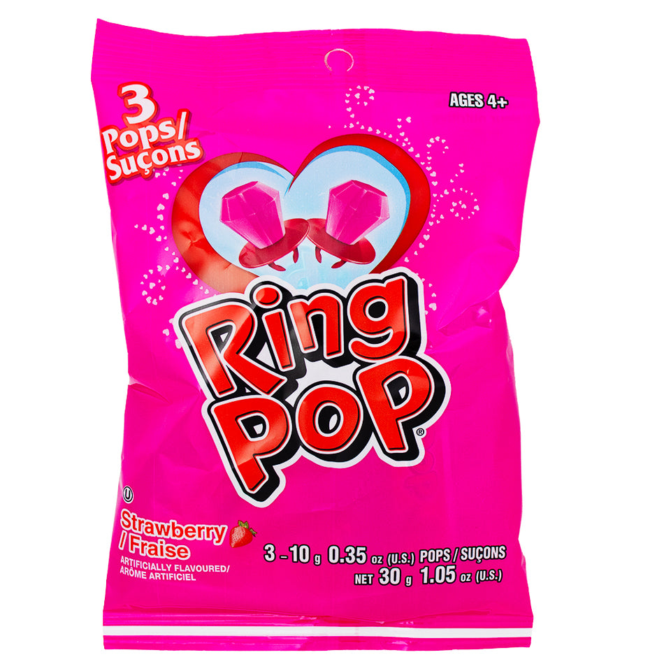 Ring Pop Valentine 3pk