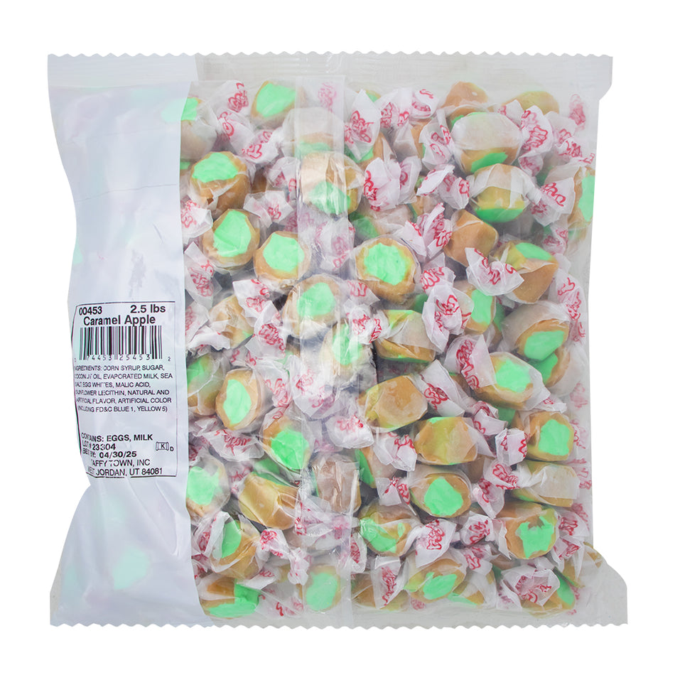 Salt Water Taffy Caramel Apple - 2.5lb  Nutrition Facts Ingredients