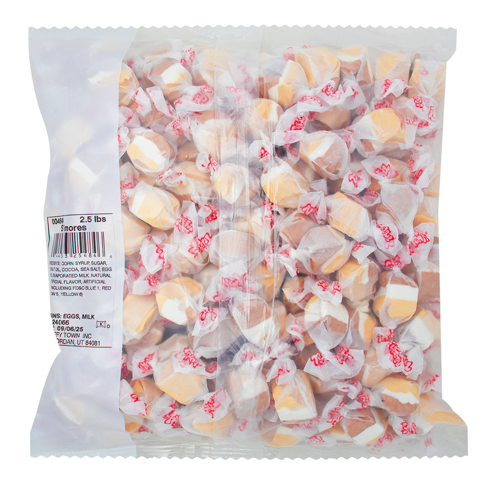 Salt Water Taffy - S'mores - 2.5lb  Nutrition Facts Ingredients