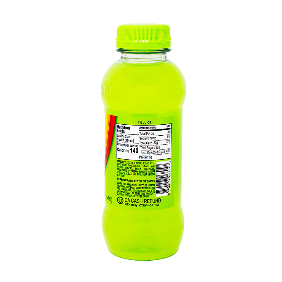Skittles Sour Drink - 414mL  Nutrition Facts Ingredients
