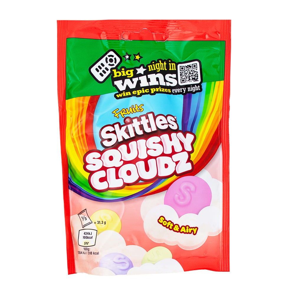 Skittles Fruit Squishy Cloudz (UK) - 94g