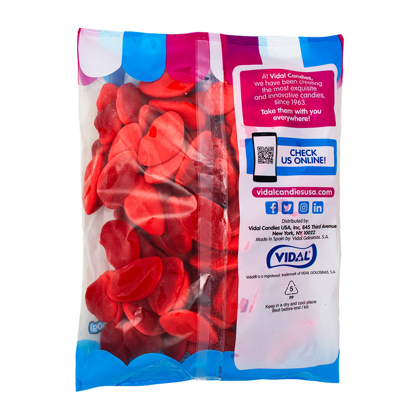Vidal Smoochers Gummi Lips - 2.2lb Nutrition Facts Ingredients