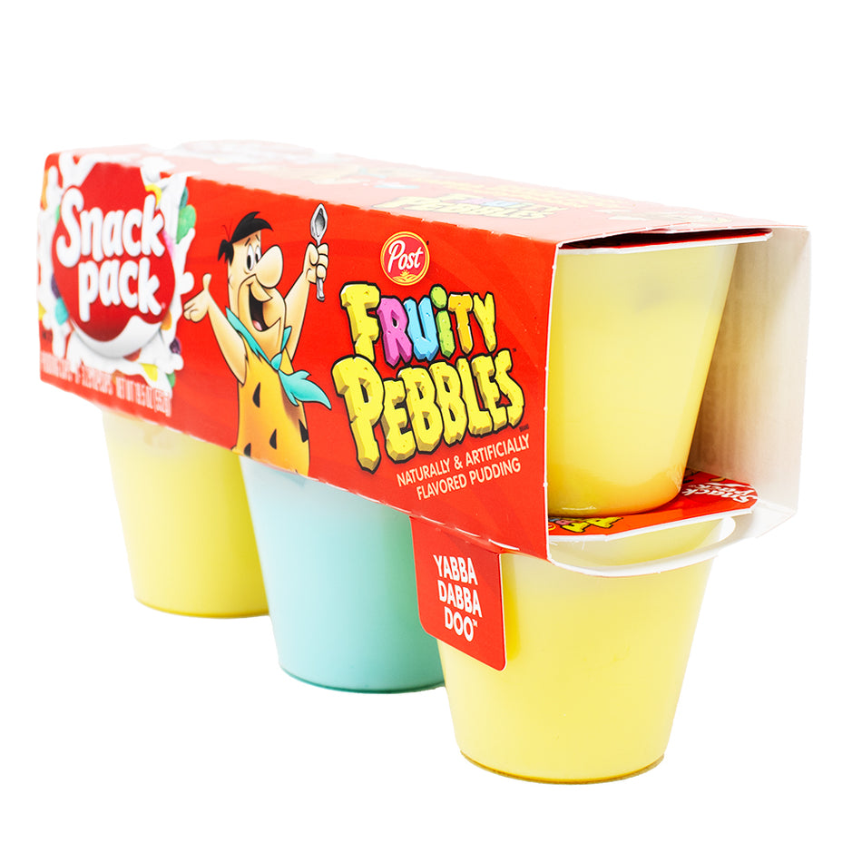 Snack Pack Fruit Pebbles - 552g - Snack Packs - Snack Pack - Pudding - Snack Pack Pudding - Fruity Pebbles - Fruity Pebbles Snack Pack - Fruity Pebbles Pudding