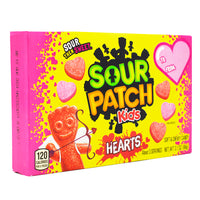 Sour Patch Kids Hearts Theatre Box - 3.1oz - Sour Patch Kids Hearts - Valentine's Day Candies - Sweet and Sour Love - Heart-Shaped Candies - Romantic Treats - Movie Night Snacks - Valentine's Day Gifts - Playful Twist - Love in Every Flavour - Candy-filled Gesture