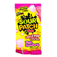 Sour Patch Kids Lollipop with Sour Dipping Powder 20ct - 10.58oz - Sour Patch Kids Lollipop - Sour dipping powder - Fruity lollipops - Tangy candy - Sour candy - Flavourful treats - Sweet and sour - Snack pack - Candy assortment - Taste adventure