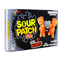 Sour Patch Kids Sour Hearts Black Raspberry Theatre Box - 3.08oz - Sour Patch Kids Black Raspberry Hearts - Valentine's Day Candies - Berry Sweet Love - Heart-Shaped Candies - Romantic Treats - Unique Flavour Adventure - Valentine's Day Gifts - Love in Every Bite - Sweet Surprises - Candy-filled Gesture