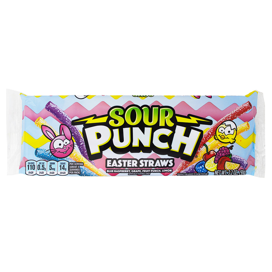 Easter Sour Punch Straws Easter - 3.2oz