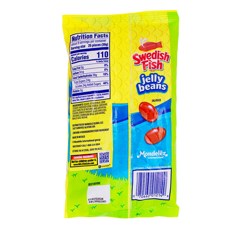 Swedish Fish Jelly Beans - 10oz Nutrition Facts Ingredients