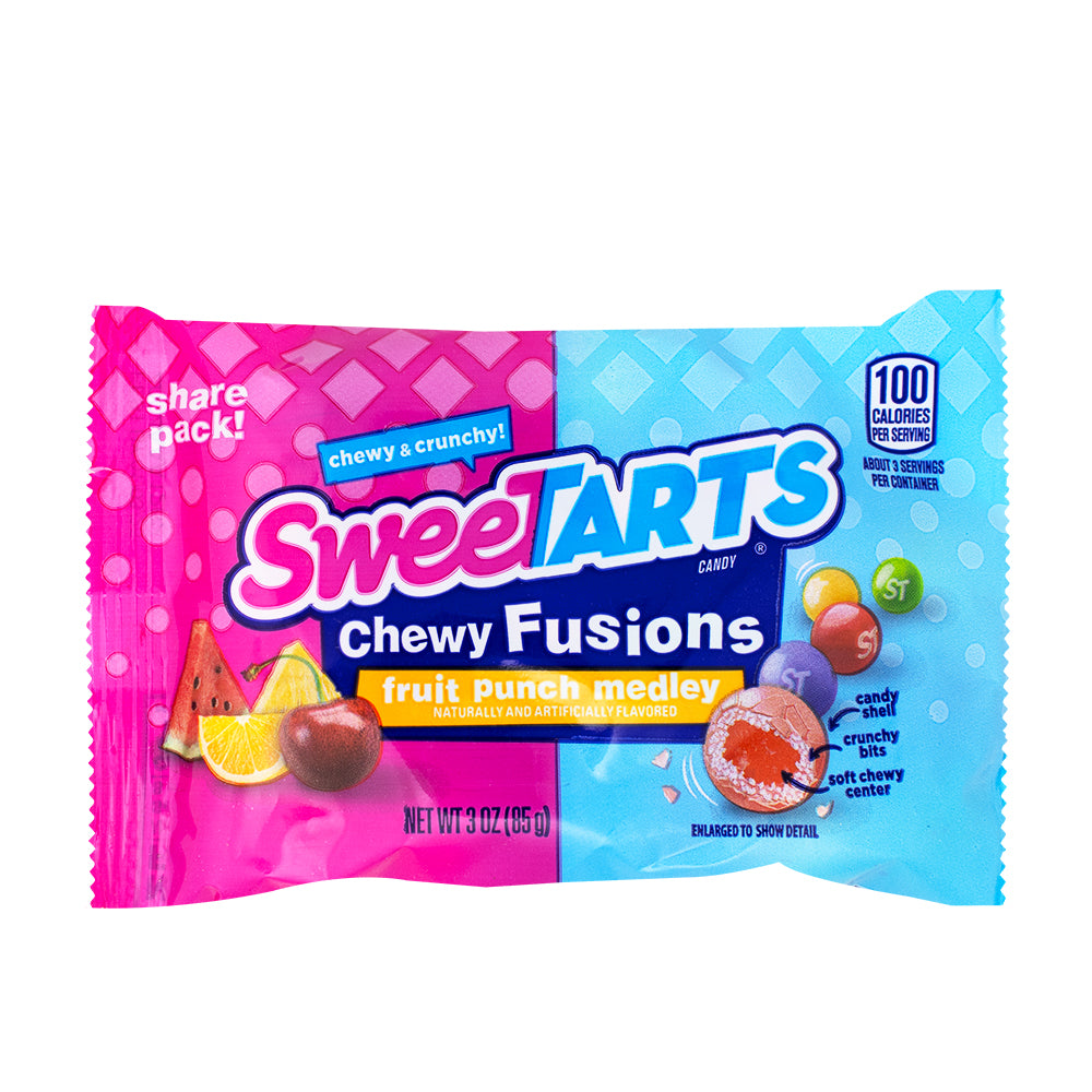 Sweetarts Chewy Fusion Fruit Punch Medley - 3oz | Candy Funhouse ...