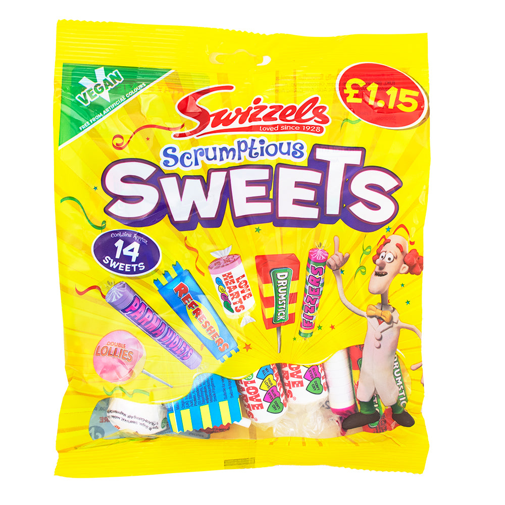 Swizzel's Scrumptious Sweets Mix (UK) - 134g - Swizzels - Swizzels Candy - UK Candy - British Candy