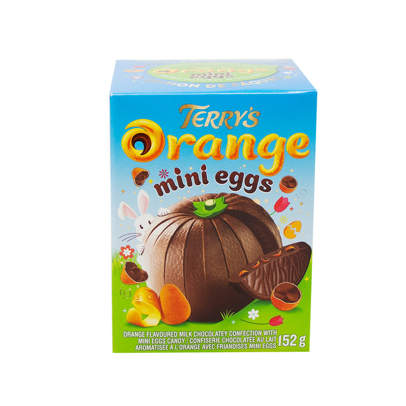 Terry's Chocolate Orange Mini Eggs - 152g - Terry's Chocolate Orange Mini Eggs - Easter egg candy - Miniature chocolate eggs - Chocolate candy from Terry's - Terrys Chocolate - Terrys - Terrys Orange - Terrys Orange Chocolate - Terry's Orange