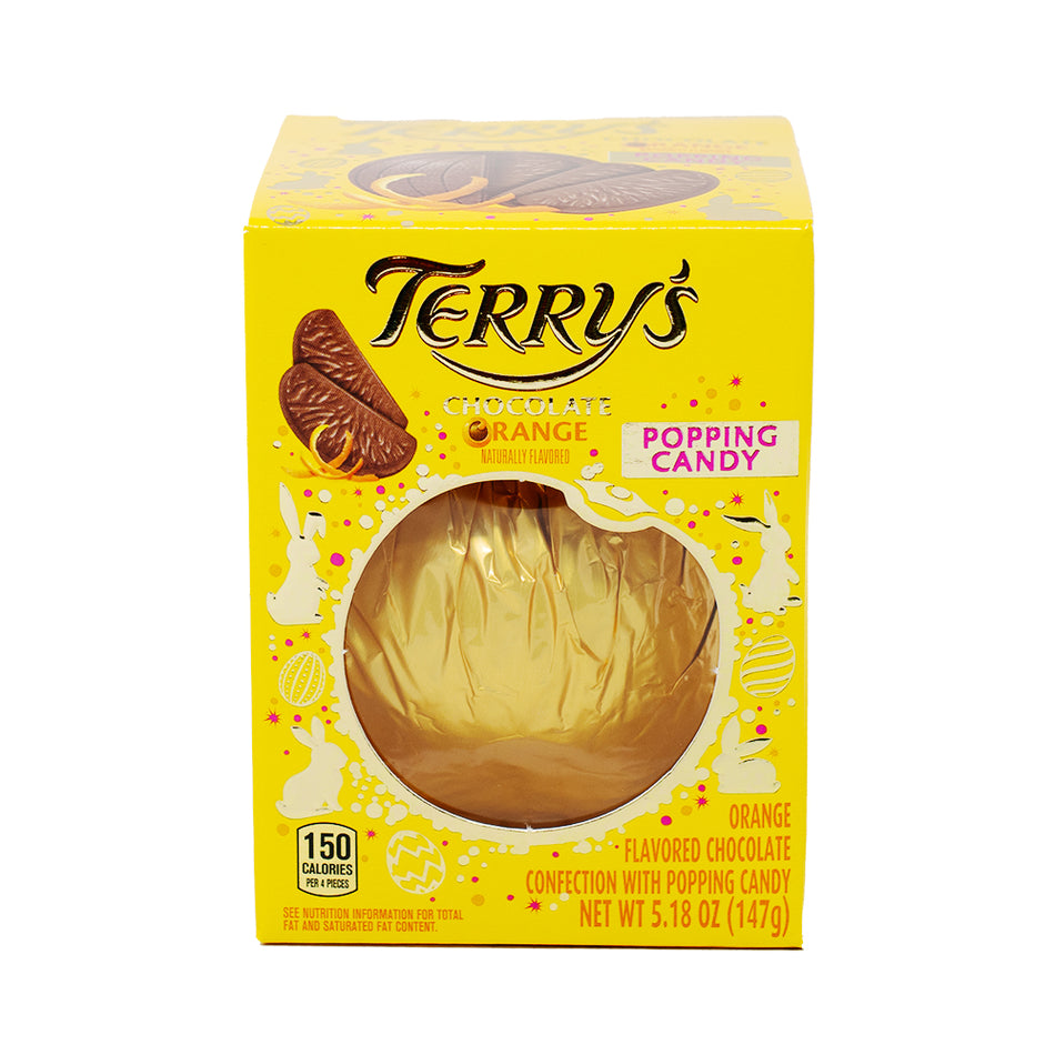 Terry's Chocolate Orange Popping - 5.18oz - Terry’s - Terry’s Chocolate - Terry’s Chocolate Orange Popping - Crunchy Chocolate - Orange Chocolate - Milk Chocolate