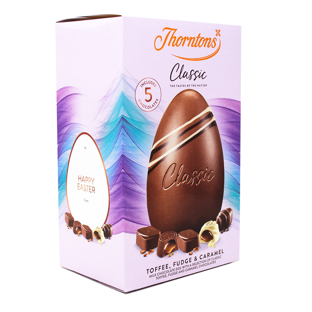 Thorntons Favourites Toffee, Fudge & Caramel Easter Egg (UK) - 150g