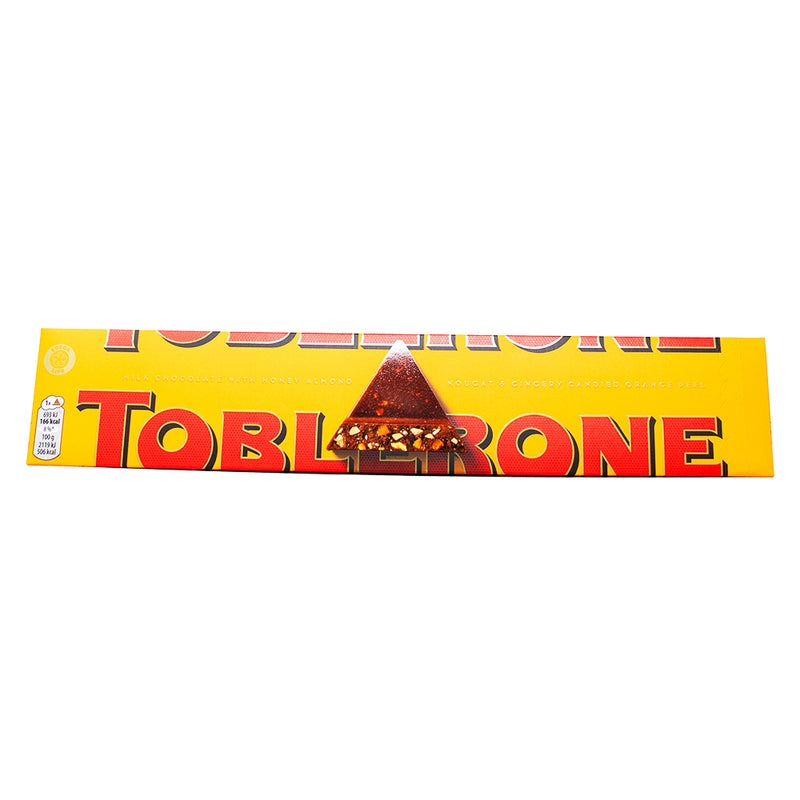 Toblerone Orange Twist (UK) - 360g - Toblerone - Toblerone Bar - Toblerone Orange Twist - Toblerone Chocolate Bar - Orange Chocolate - Citrus Candy - Citrus Chocolate - British Chocolate - UK Chocolate