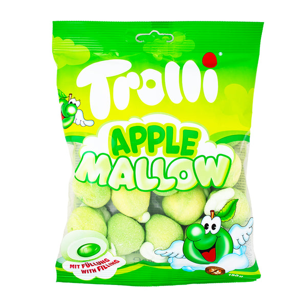 Trolli Apple Mallow Filled Marshmallows - 150g | Candy Funhouse