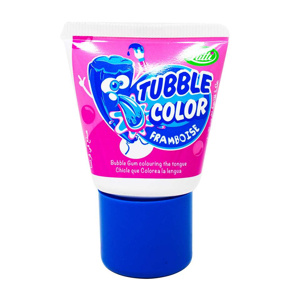 Lutti Tubble Color Raspberry Bubble Gum - 35g