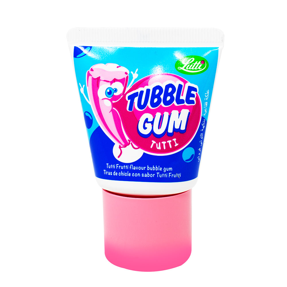 Tubble Color Lutti Tubble Color Raspberry Bubble Gum-Made in France – Candy Funhouse CA