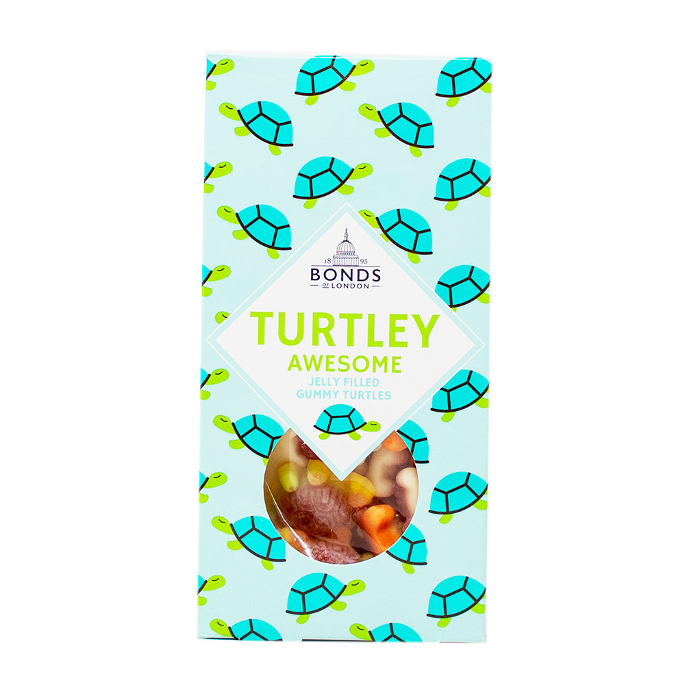 Bonds Gift Box Turtley Awesome (UK) - 140g - Bonds Turtley Awesome Gift Box - Whimsical Valentine's Day Treats - Romantic Candy Ensemble - Love-themed Sweet Delights - Sweetheart's Candy Gift - Bonds Candy UK - Gourmet Turtle-inspired Candies - Unique Valentine's Day Sweets - Heartfelt Candy Collection - Bonds Sweet Moments Box - UK Candy - British Candy 