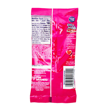 Welch's Juicefuls Heart Throbs - 1.75oz Nutrition Facts Ingredients - Welch's Juicefuls Heart Throbs - Valentine's Day Candies - Heart-Shaped Juicy Delights - Grape Flavour Adventure - Romantic Candy Treats - Sip and Chew Experience - Love-Infused Bite - Valentine's Day Gifts - Sweet Moments of Love - Grapeful Heart Throbs