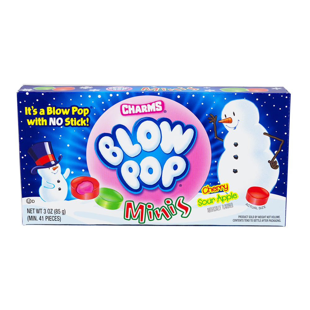 Charms Blow Pop Minis Christmas Theatre Pack - 3oz