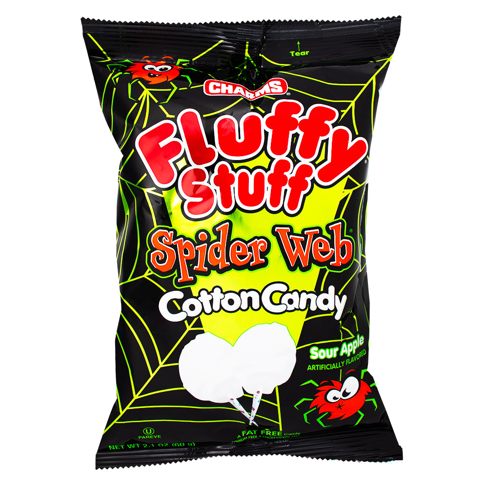 Fluffy Stuff Spider Web Cotton Candy - 2.1 oz