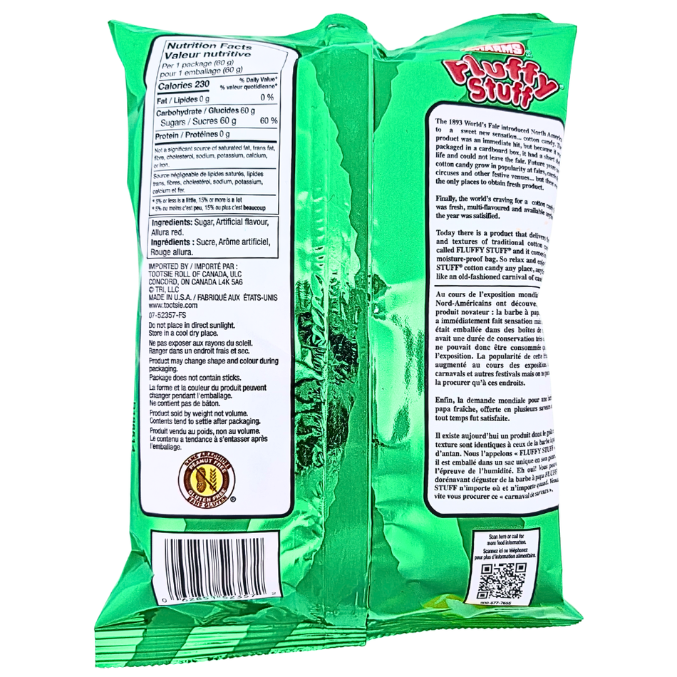 Charms Fluffy Stuff Watermelon Cotton Candy - 60g