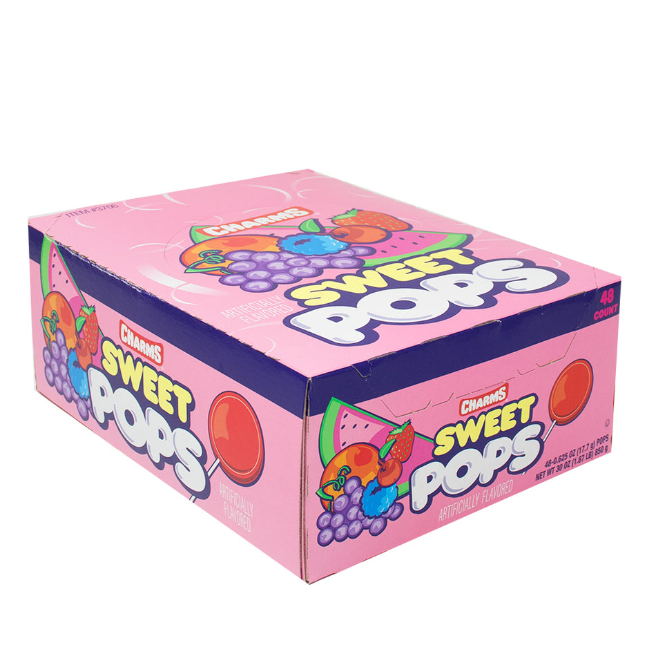 Charms Sweet Pops - 48 Lollipops 