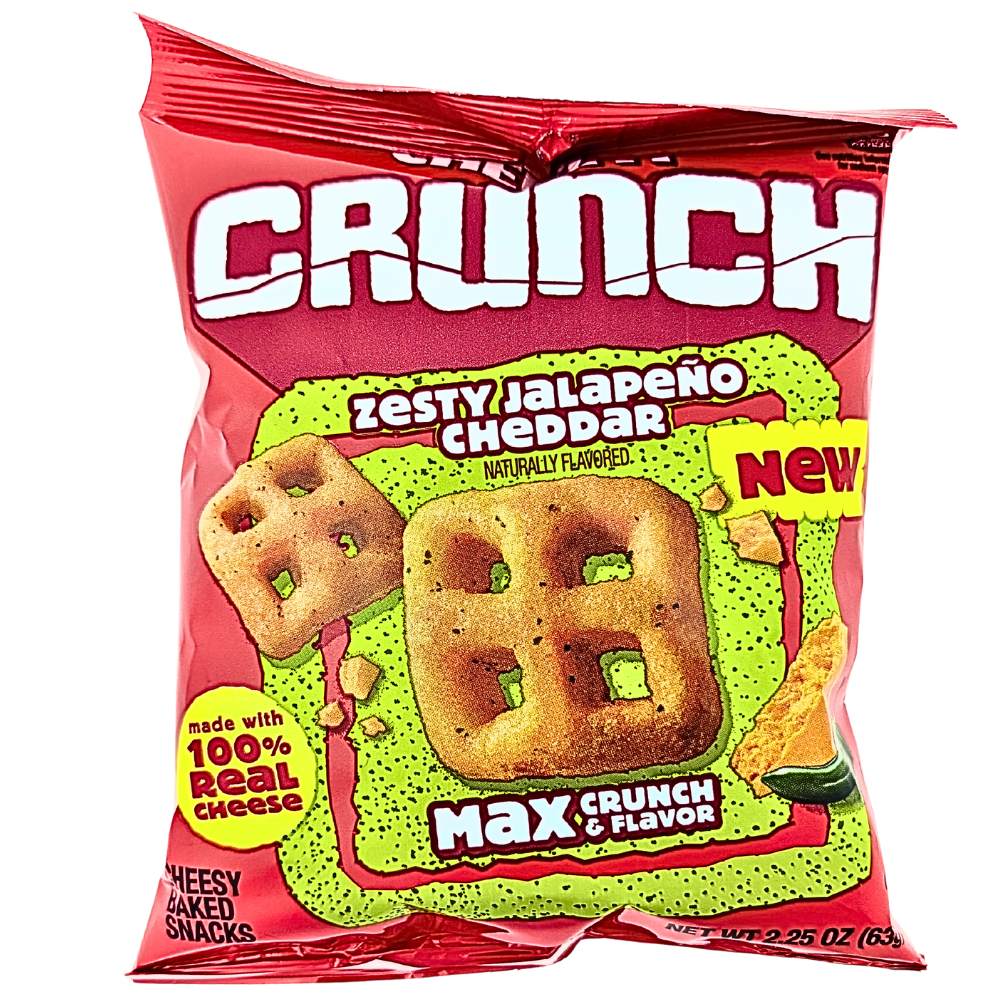 Cheez-It Crunch Zesty Jalapeno Cheddar - 2.25oz | Candy Funhouse ...