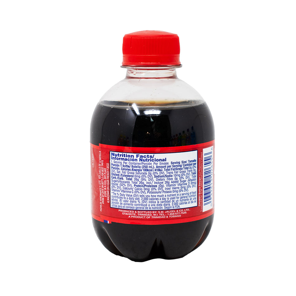 Chubby Rock N' Rolla Cola Soda - 250mL  Nutrition Facts Ingredients