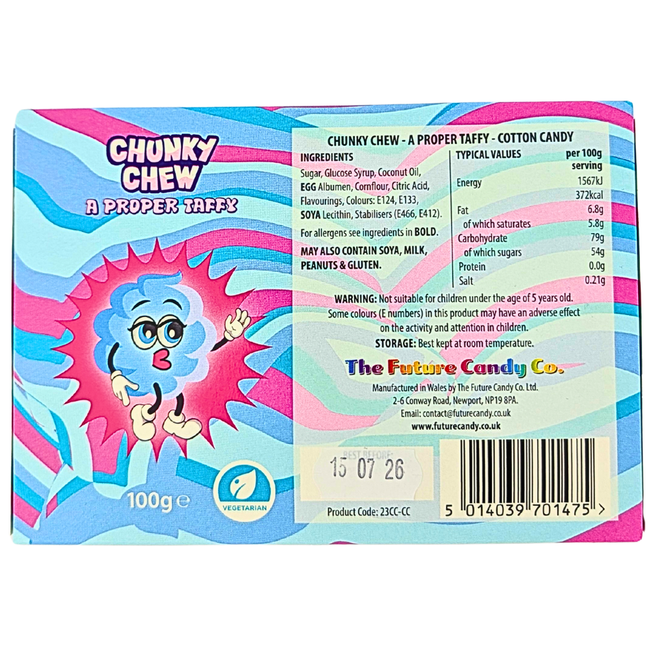 Chunky Chew Cotton Candy (UK) - 100g