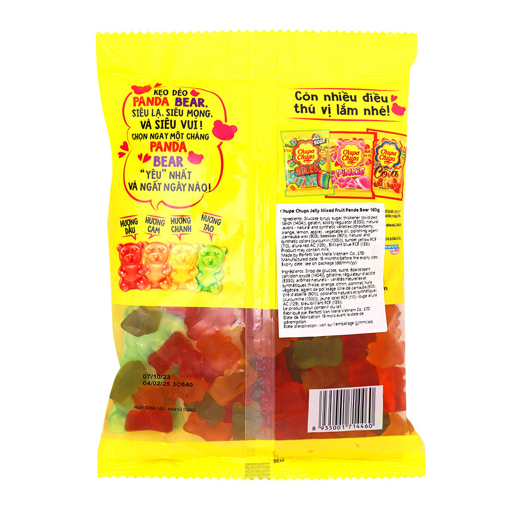 Chupa Chups Panda Bears (Vietnam) - 160g   Nutrition Facts Ingredients

