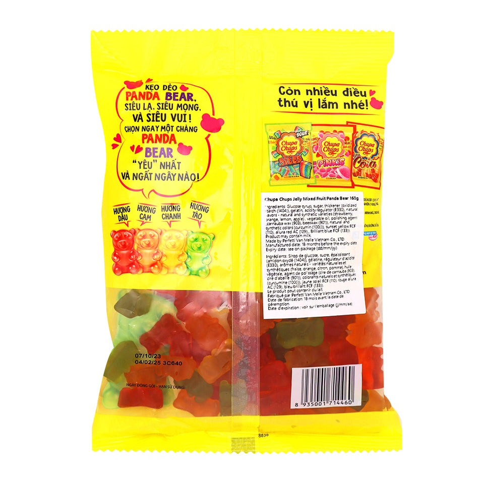 Chupa Chups Panda Bears (Vietnam) - 160g   Nutrition Facts Ingredients

