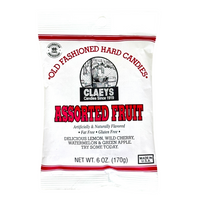 Claeys Assorted Fruit Old Fashioned Hard Candies - 6OZ