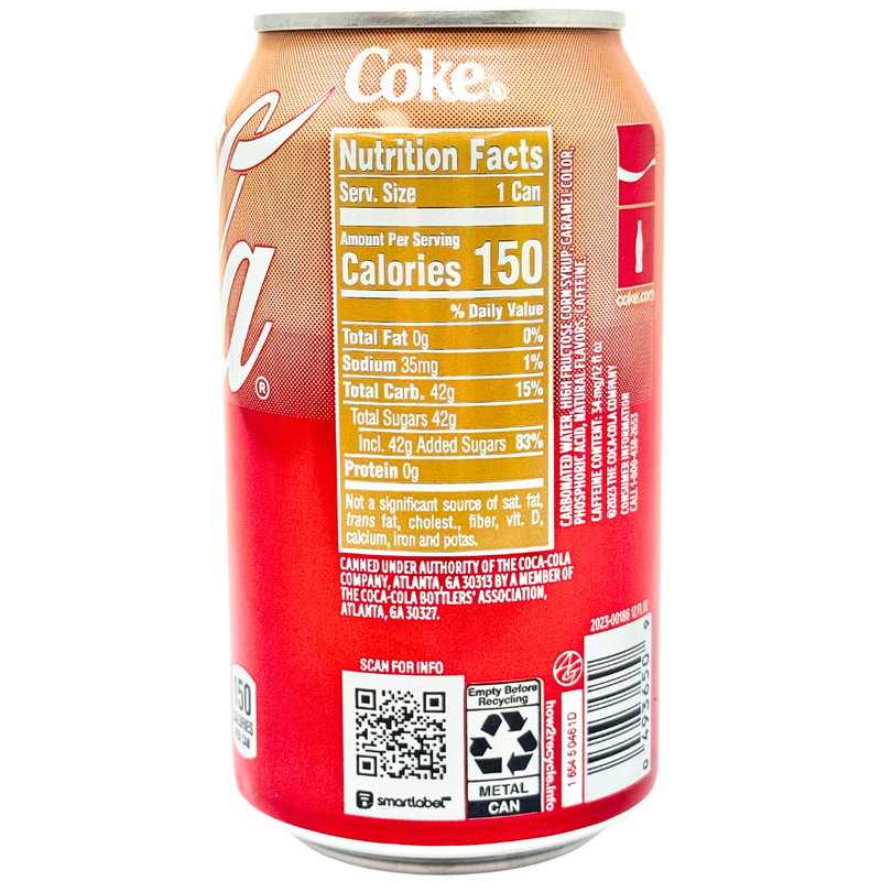 Coca Cola Zero Sugar Vanila - 355ml