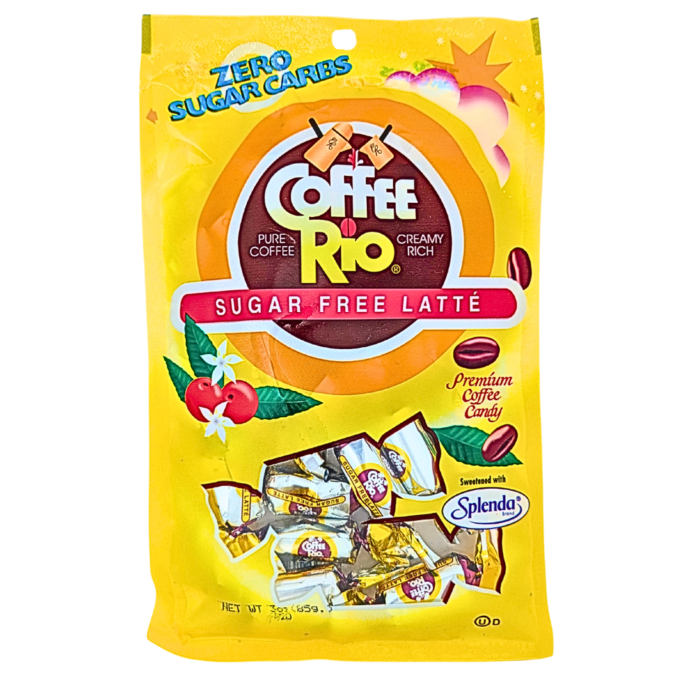 Coffee Rio Sugar Free Latte Candy - 3oz