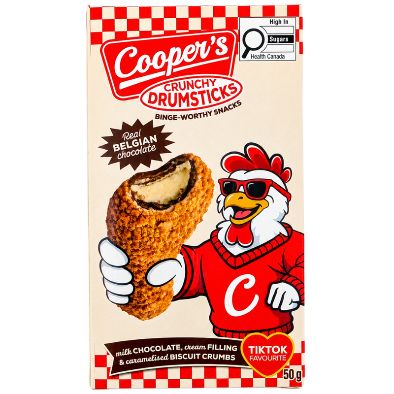 Cooper's Crunchy Drumsticks Chocolate - 50g